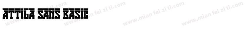 attila sans basic字体转换